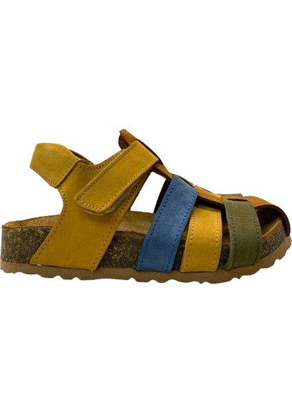 311 Anatomik Çocuk Deri Sandalet