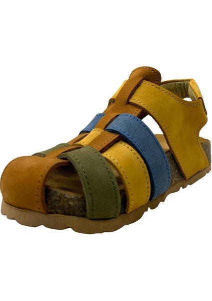 311 Anatomik Çocuk Deri Sandalet modelleri