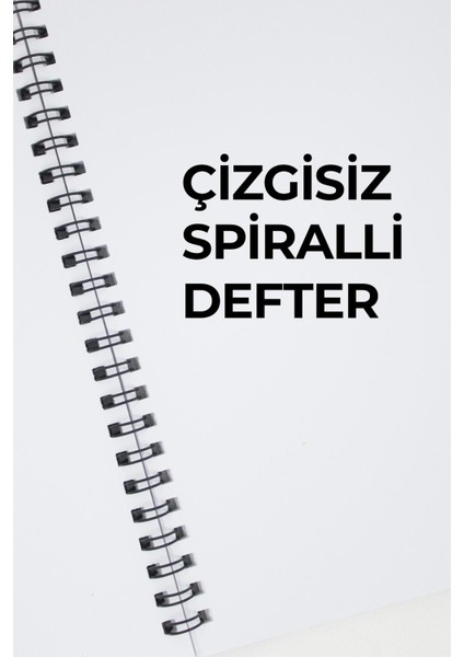 Cute Ayı Sevgiliye Hediye Temalı A5 Spiralli Sert Kapak Defter 120 Yaprak