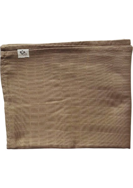 Çok Amaçlı Düz Renk Müslin Örtü 3'lü Set Pamuk 100X120 cm