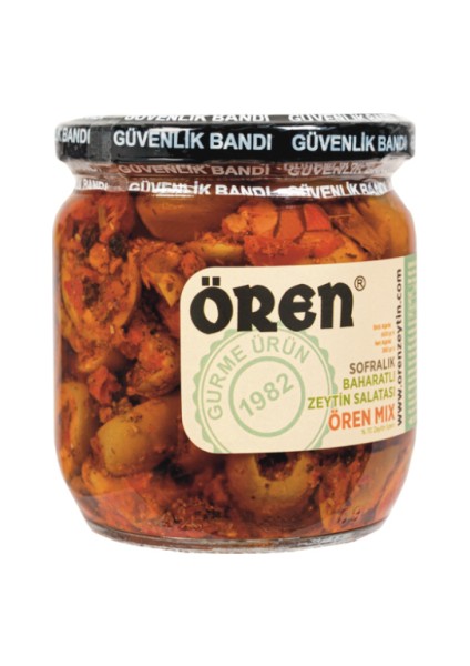 425 cc Sofralık Baharatlı Zeytin Salatası Ören Mix
