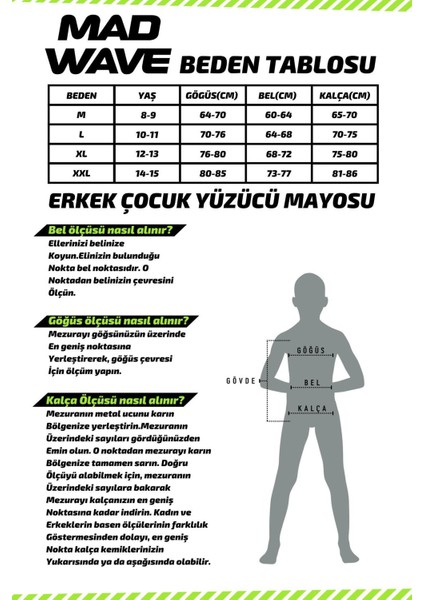 Erkek Çocuk Jammer Yüzücü Mayosu M1489-03-05W modelleri