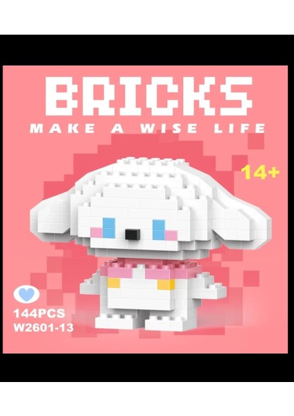 Bricks 3D Yapboz LEGO Puzzle Yapı Oyuncakları Cinnamoroll Kuromi My Melody