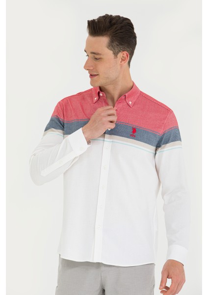 Erkek Kırmızı Gömlek Desenli 50263129-VR030 modelleri