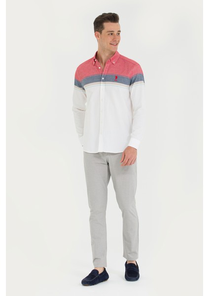 Erkek Kırmızı Gömlek Desenli 50263129-VR030 fırsatları