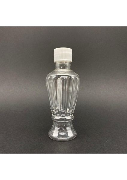 100 cc Campet Vazo Şişe - Beyaz Kapaklı- Vazo Kolonya Şişesi x 10 Adet