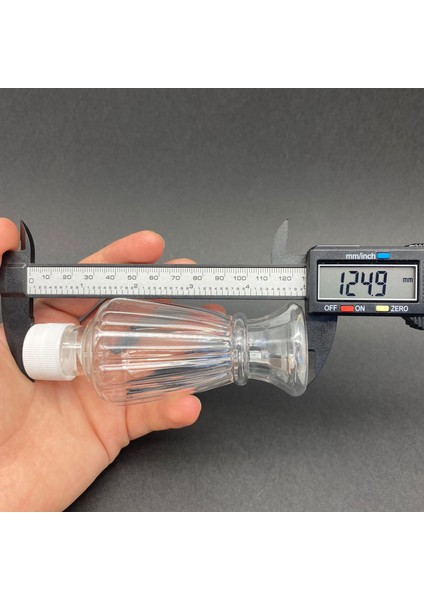 100 cc Campet Vazo Şişe - Beyaz Kapaklı- Vazo Kolonya Şişesi x 10 Adet modelleri