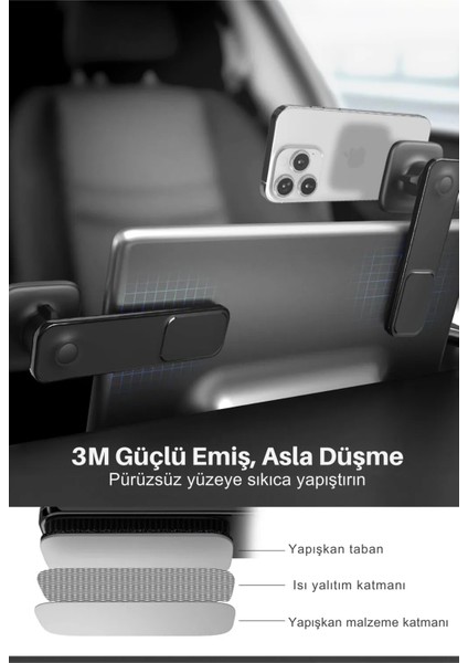 EH229 Yapışkanlı Manyetik Magsafe Araç Tutucu