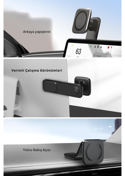 EH229 Yapışkanlı Manyetik Magsafe Araç Tutucu