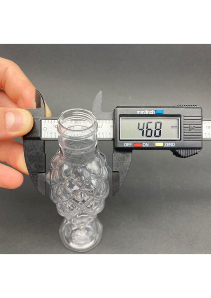 100 cc Balıksırtı Şişe - Beyaz Kapaklı- Kapaklı Plastik Şişe x 10 Adet