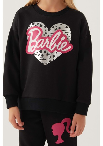 Lisanslı 1764 Sweatshirt ve Pantolon Alt Üst Kız Çocuk Eşofman Takımı
