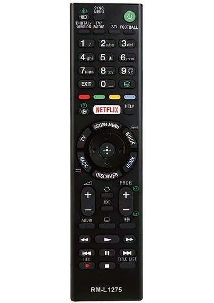 Sony 3D Rm-L 1275 (Netflıx’li) Hy 8044 Televizyon Kumandası Tv LCD LED Kumanda