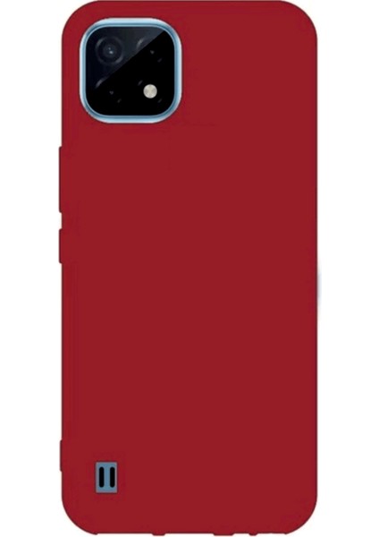 Realme C11 2021 Uyumlu Kılıf Kamera Korumalı Silikon Zore Biye Arka Kapak