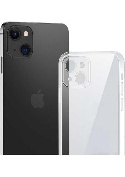 Apple iPhone 13 Uyumlu Kılıf Kamera Korumalı Silikon Zore Biye Arka Kapak