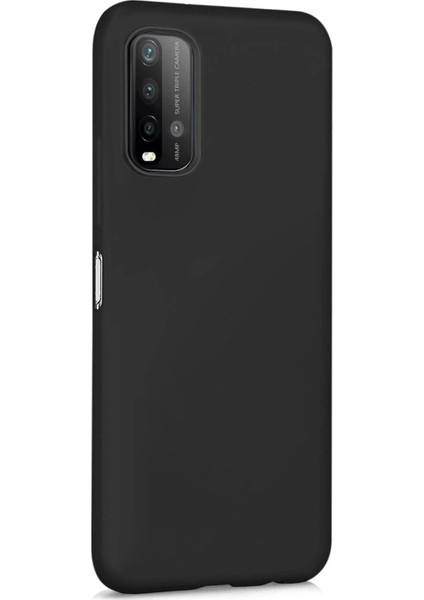 Xiaomi Redmi 9t Uyumlu Kılıf Kamera Korumalı Silikon Zore Biye Arka Kapak