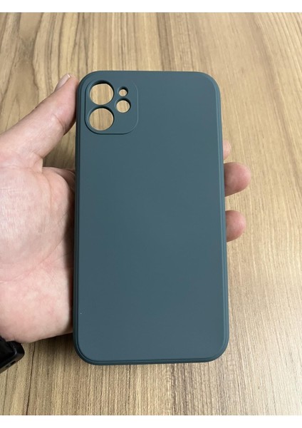 iPhone 11 Uyumlu Kılıf Kamera Korumalı Silikon Zore Biye Arka Kapak