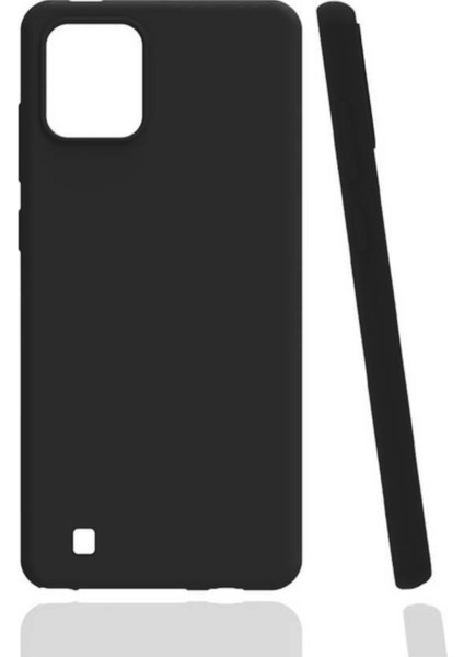 Realme C11 2021 Uyumlu Kılıf Kamera Korumalı Silikon Zore Biye Arka Kapak