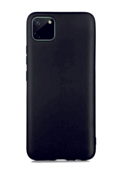 Realme C20 Uyumlu Kılıf Kamera Korumalı Silikon Zore Biye Arka Kapak