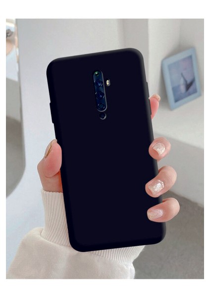 Oppo Reno 2z Uyumlu Kılıf Kamera Korumalı Silikon Zore Biye Arka Kapak