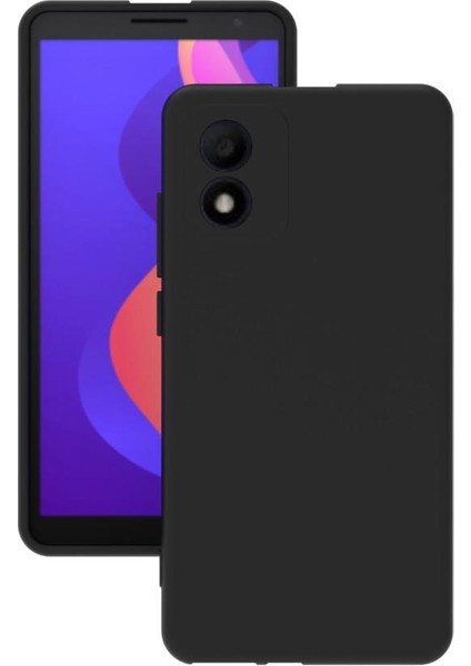 Tcl 303 Uyumlu Kılıf Kamera Korumalı Silikon Zore Biye Arka Kapak