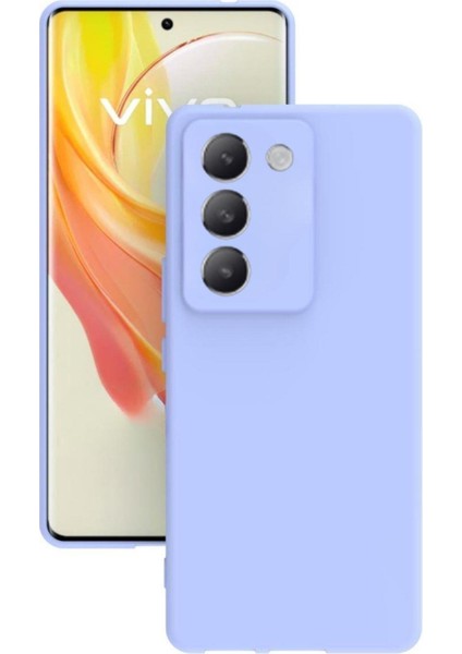 Vivo V30 Lite Uyumlu Kılıf Kamera Korumalı Silikon Zore Biye Arka Kapak