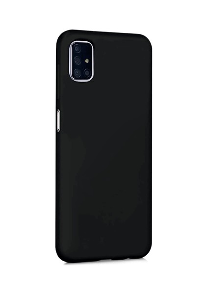 Samsung Galaxy M51 Uyumlu Kılıf Kamera Korumalı Silikon Zore Biye Arka Kapak