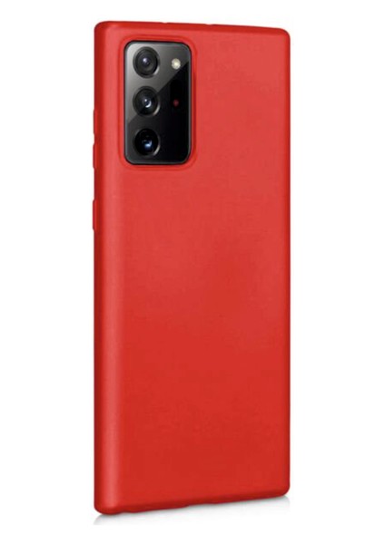 Samsung Galaxy Note 20 Ultra Uyumlu Kılıf Kamera Korumalı Silikon Zore Biye Arka Kapak