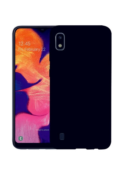 Samsung Galaxy A10 Uyumlu Kılıf Kamera Korumalı Silikon Zore Biye Arka Kapak