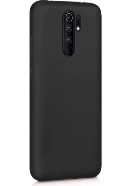 Cepte Aksesuar Xiaomi Redmi 9 Uyumlu Kılıf Kamera Korumalı Silikon Zore Biye Arka Kapak