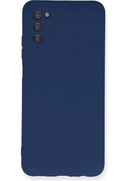 Samsung Galaxy A03S Uyumlu Kılıf Kamera Korumalı Silikon Zore Biye Arka Kapak