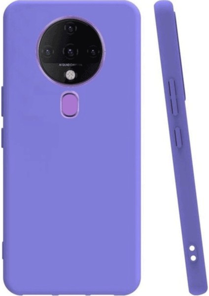 Tecno Spark 6 Uyumlu Kılıf Kamera Korumalı Silikon Zore Biye Arka Kapak