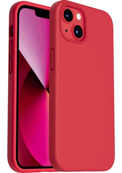 Apple iPhone 13 Uyumlu Kılıf Kamera Korumalı Silikon Zore Biye Arka Kapak