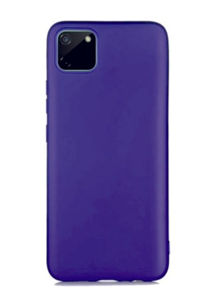 Realme C20 Uyumlu Kılıf Kamera Korumalı Silikon Zore Biye Arka Kapak