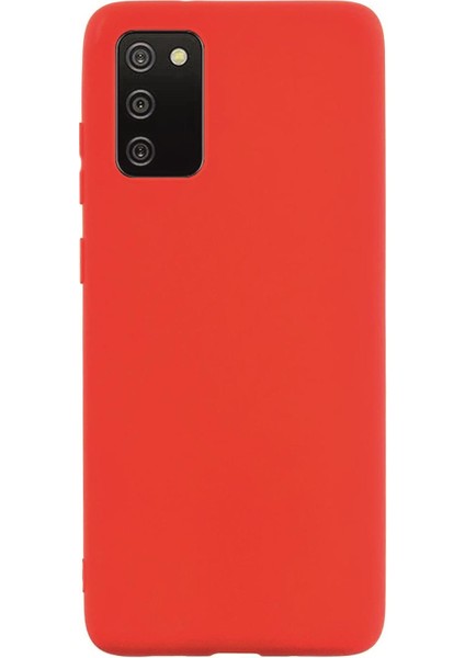 Samsung Galaxy A02S Uyumlu Kılıf Kamera Korumalı Silikon Zore Biye Arka Kapak