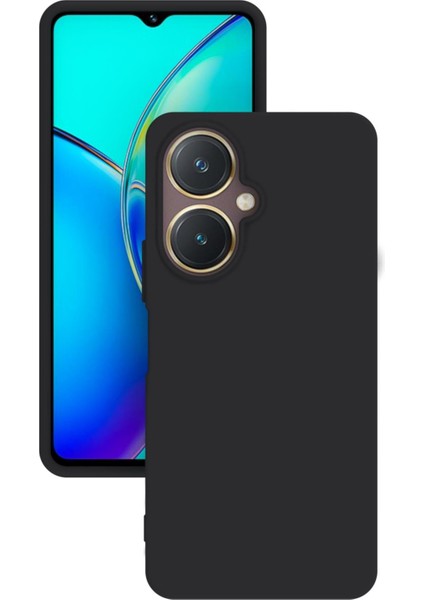 Vivo Y27 Uyumlu Kılıf Kamera Korumalı Silikon Zore Biye Arka Kapak