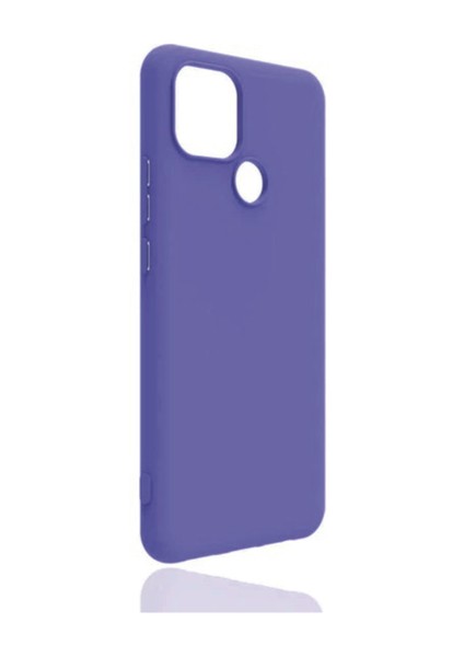 Realme C25 Uyumlu Kılıf Kamera Korumalı Silikon Zore Biye Arka Kapak