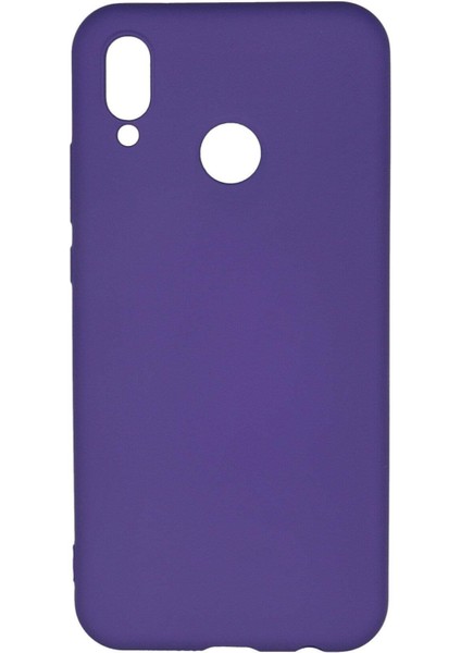 Huawei P20 Lite Uyumlu Kılıf Kamera Korumalı Silikon Zore Biye Arka Kapak