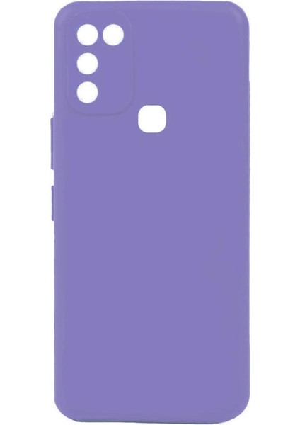 Infinix Hot 10 Play Uyumlu Kılıf Kamera Korumalı Silikon Zore Biye Arka Kapak