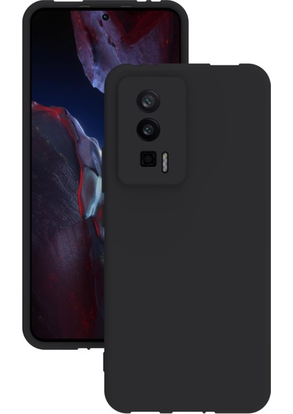 Xiaomi Poco F5 Pro Uyumlu Kılıf Kamera Korumalı Silikon Zore Biye Arka Kapak