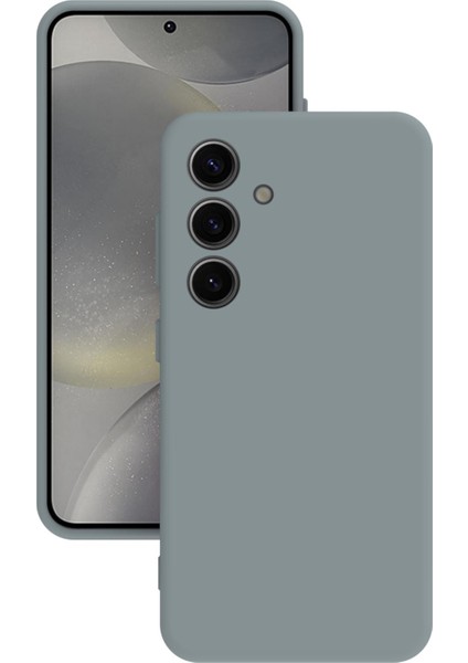 Samsung Galaxy S24 Uyumlu Kılıf Kamera Korumalı Silikon Zore Biye Arka Kapak