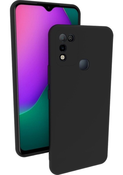 Infinix Hot 11 Play Uyumlu Kılıf Kamera Korumalı Silikon Zore Biye Arka Kapak