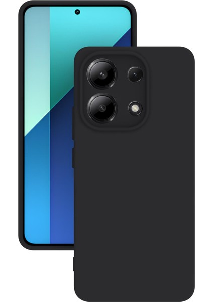Xiaomi Redmi Note 13 4g Uyumlu Kılıf Kamera Korumalı Silikon Zore Biye Arka Kapak