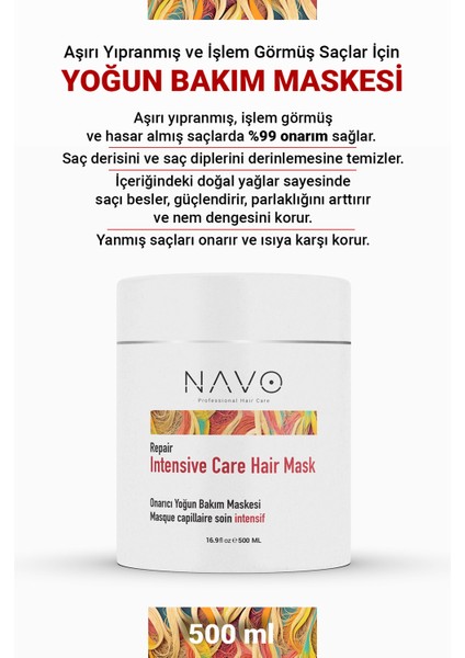 Yıpranmış Saçlar Için Onarıcı Yoğun Bakım Saç Maskesi / Intensive Care Hair Mask fiyatları