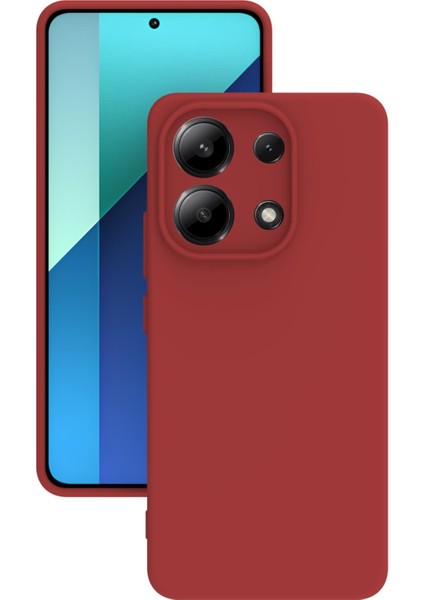 Xiaomi Redmi Note 13 4g Uyumlu Kılıf Kamera Korumalı Silikon Zore Biye Arka Kapak