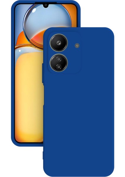 Xiaomi Redmi 13C Uyumlu Kılıf Kamera Korumalı Silikon Zore Biye Arka Kapak