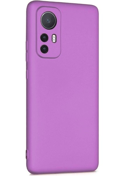 Xiaomi 12 Lite Uyumlu Kılıf Kamera Korumalı Silikon Zore Biye Arka Kapak