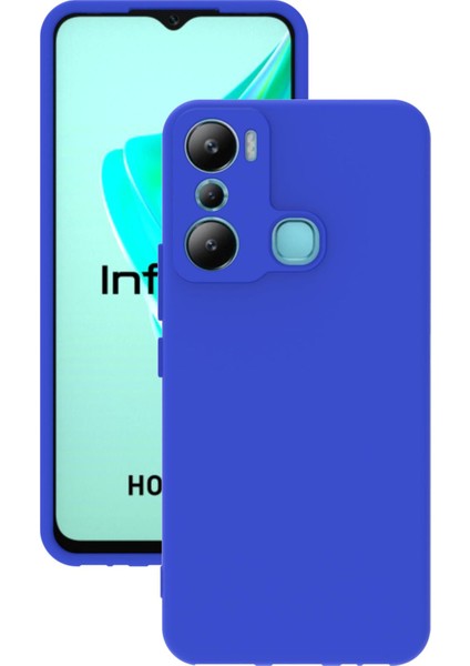 Infinix Hot 20I Uyumlu Kılıf Kamera Korumalı Silikon Zore Biye Arka Kapak