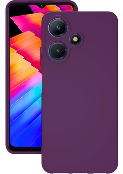 Infinix Hot 30I Uyumlu Kılıf Kamera Korumalı Silikon Zore Biye Arka Kapak