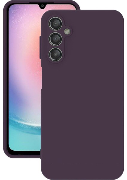 Samsung Galaxy A24 Uyumlu Kılıf Kamera Korumalı Silikon Zore Biye Arka Kapak