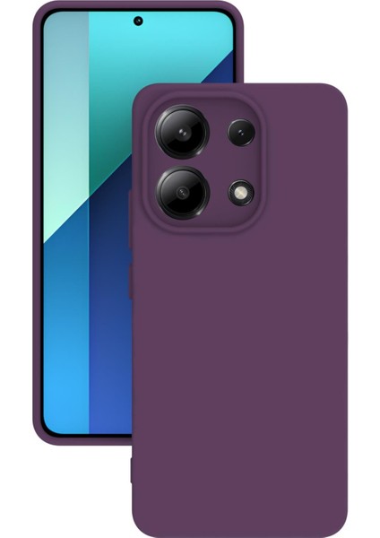 Xiaomi Redmi Note 13 4g Uyumlu Kılıf Kamera Korumalı Silikon Zore Biye Arka Kapak